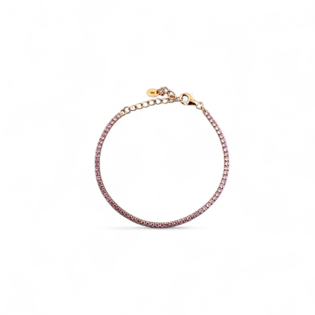 Pulsera rivière rosa