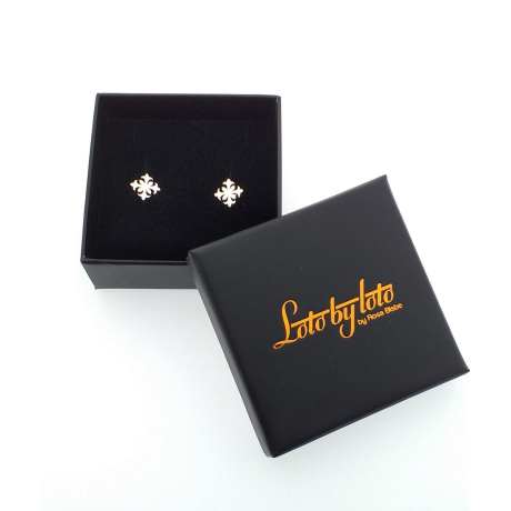 Pendiente mandala botón...