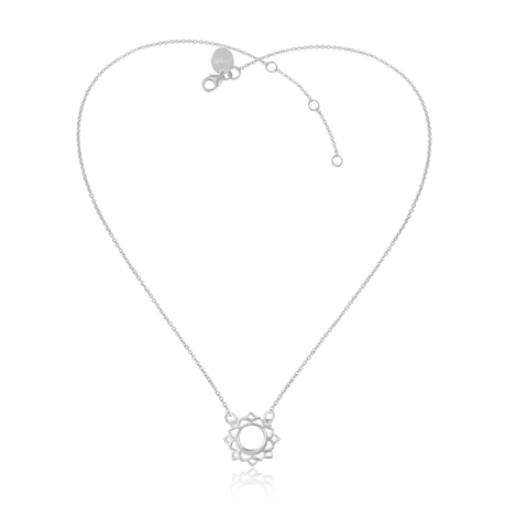 Colgante chakra Manipura plata