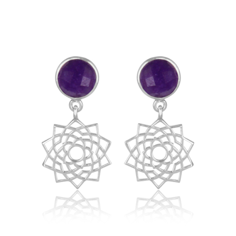 Pendientes chakra Sahasrara...