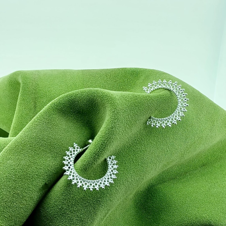 Criollas plata  filigrana